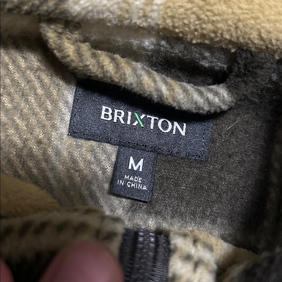 Vintage Brixton Plaid Zip Up Sweater - Picture 3 of 4